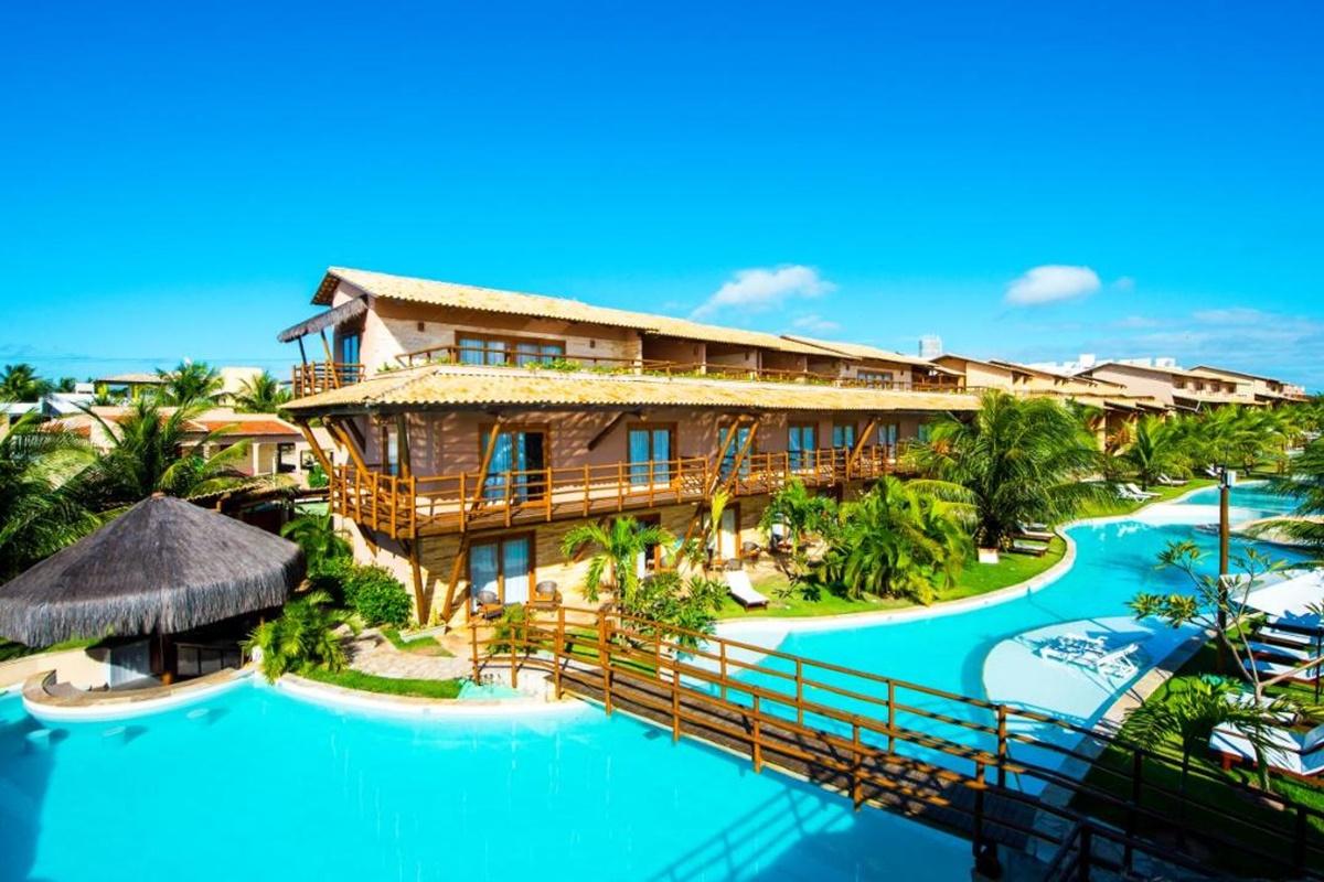 Praia Bonita Resort & Conventions - Praia De Camurupim Tabatinga  Bagian luar foto